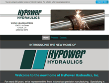 Tablet Screenshot of hypowerhydraulics.com